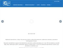 Tablet Screenshot of metrologia.sk